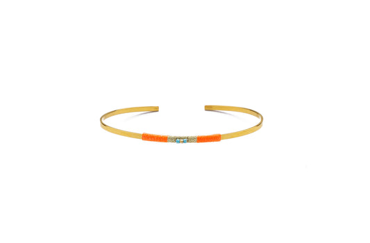 Pulseira Marroc: Laranja Neón