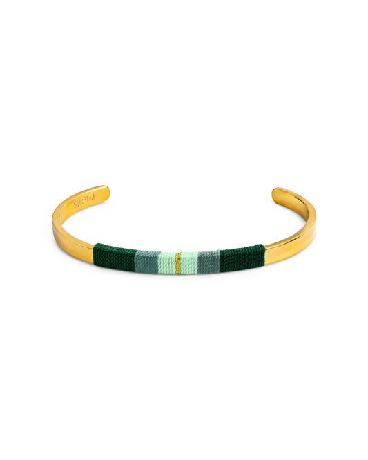 Pulseira Média - Verde garrafa/bruma/menta