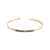 Thin Steel Bracelet - White, grey, black