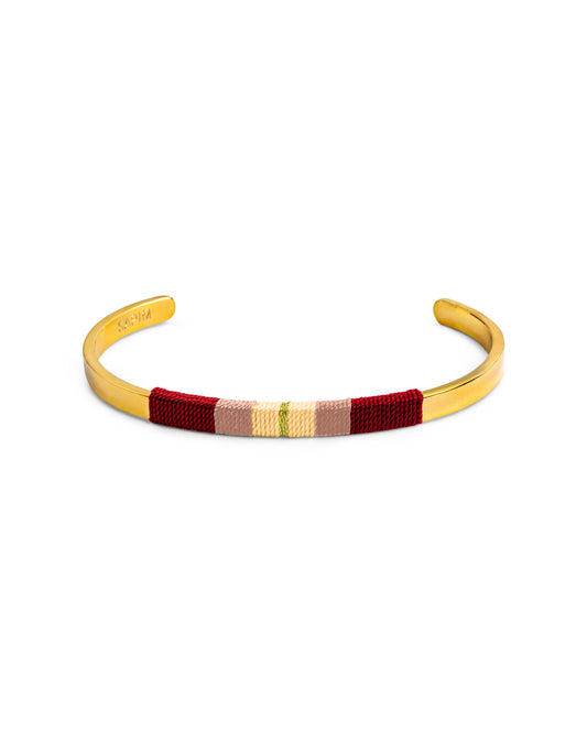 Medium Bracelet - Cerise/nude/off-white