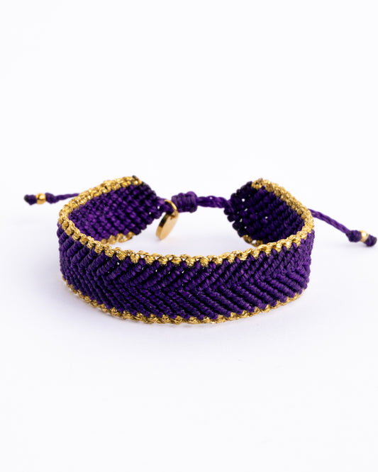Pulseira Espinha - Roxa