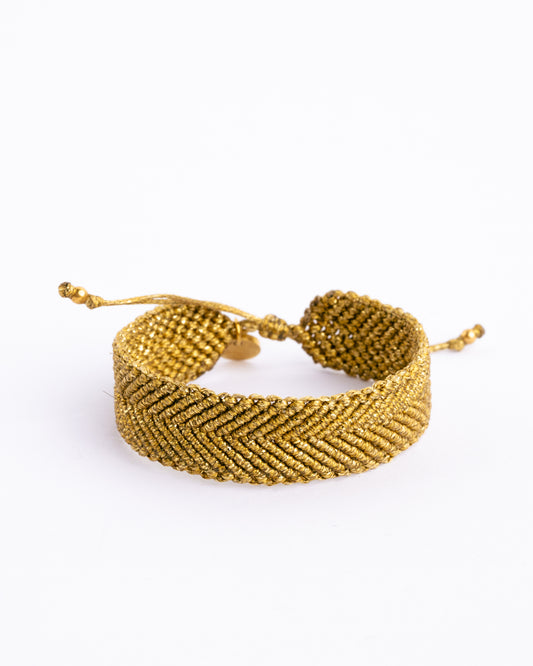 Pulseira Espinha - Dourada