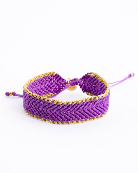 Pulseira Espinha - Lilás