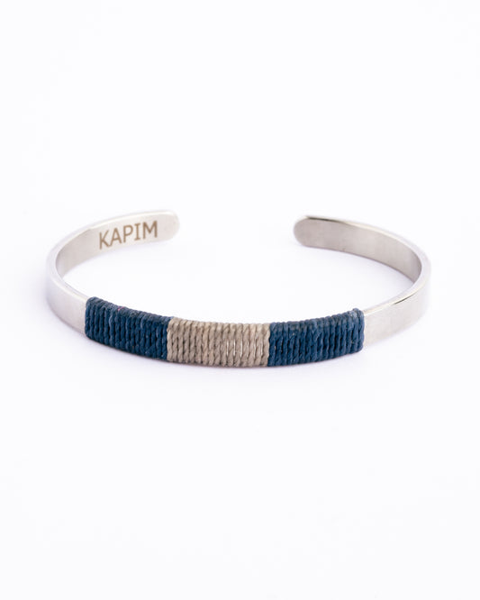 Pulseira de Homem em Aço - Azul