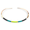 Dark blue steel choker