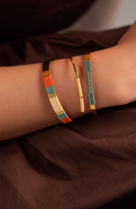 Pulseira de Bolinhas Verde Bruma