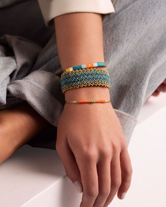 Pulseira Marroc: Laranja Neón